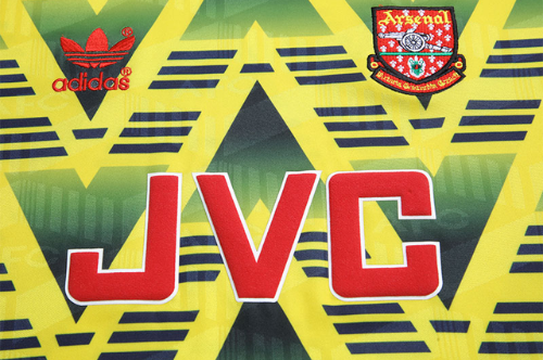 Arsenal 1991/93 Away Kit "Bruised Banana" (Long Sleeve)